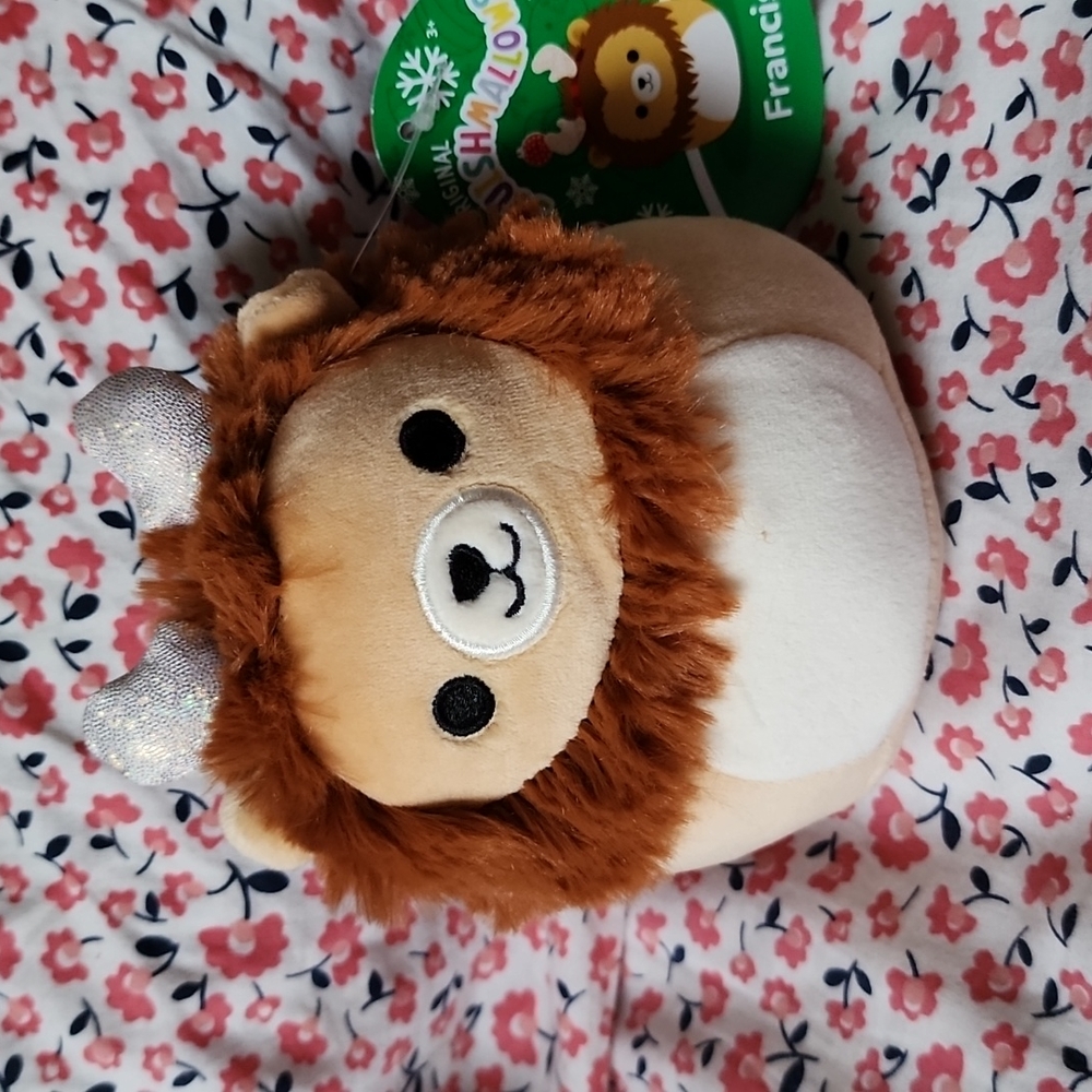 Brand new Squishmallows Francis the Holiday Lion pillow